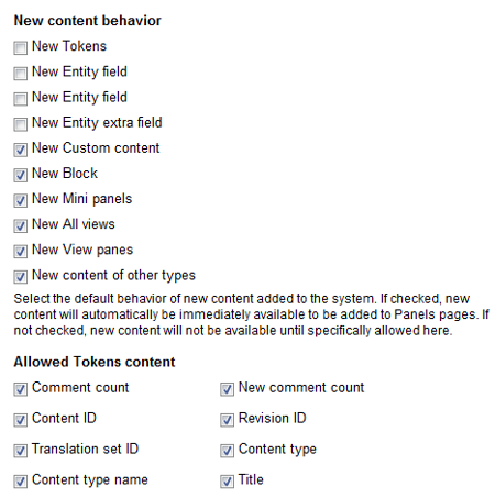 Figure 2. New content behavior