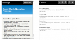 Drupal 8 Mobile Navigation Prototype